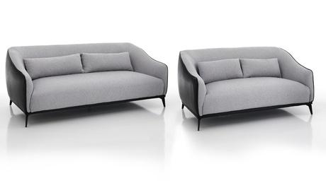 Divano in pelle sintetica da 2 o 3 posti