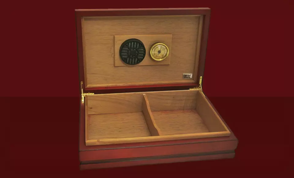 Allied Group Distributions Desktop Humidors (Up to 47% Off). Multiple Designs Available. Free Shipping and Returns. - Primary Image