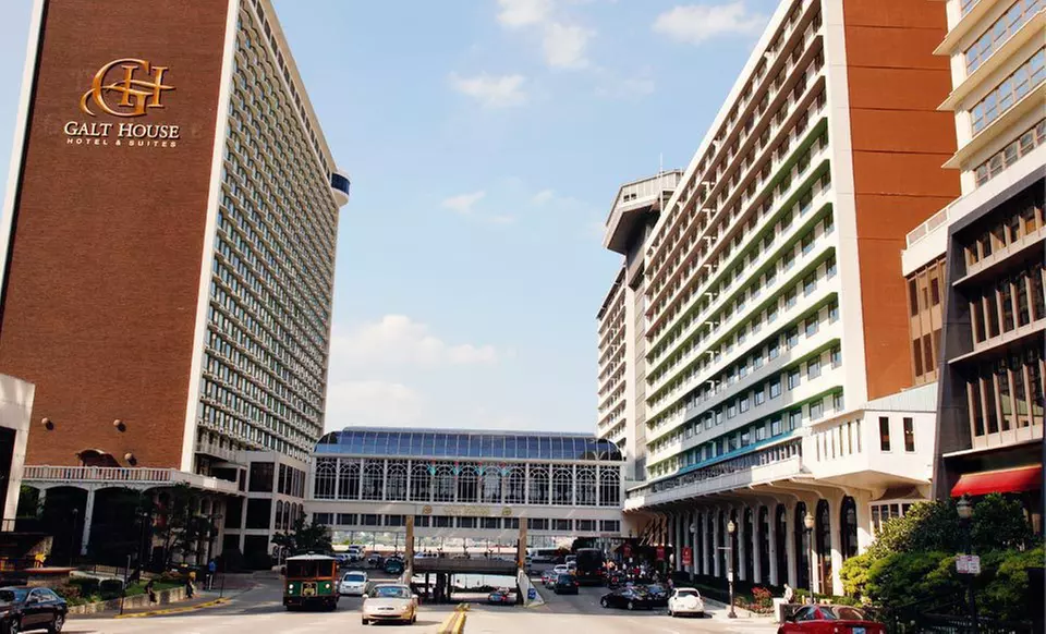 One- or Two-Night Stay with Dining Credit or Christmas KaLightoscope Admission at Galt House Hotel in Louisville, KY - Primary Image