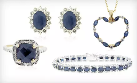 Sapphire Necklaces, Rings, Earrings, and Bracelets (Up to 83% Off). 11 Options Available. Free Shipping. - Primary Image
