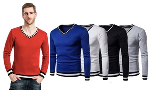 Long Sleeve V-Neck Top