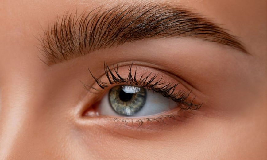 Image 1: Rehaussement de cils ou Ombre Brows chez Beauté de soie