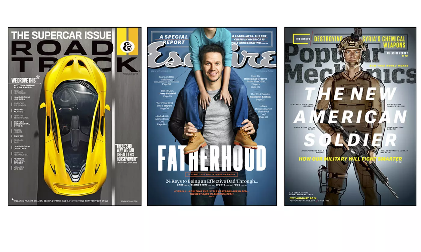 $5 for a One-Year Magazine Subscription from Hearst Magazines (Up to $15 Value). 19 Titles Available. - Second Medium