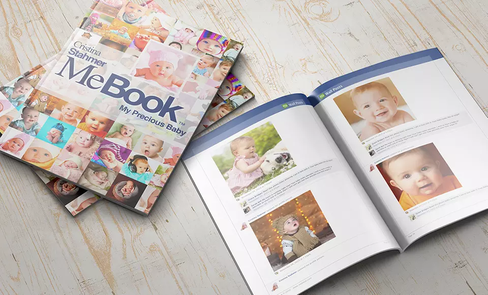 Physical Social-Media Scrapbooks from MeBook (Up to 64% Off) - Primary Image