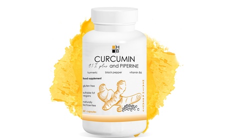 Fino a 180 capsule di Curcumina Health and Beauty