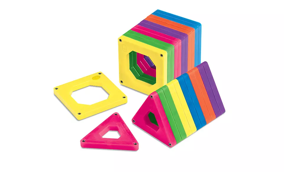 Discovery Kids Magnetic-Tile Set (24-Piece) - Second Medium