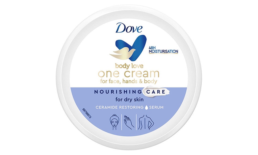 Image 2: Dove 48-Hour Nourishing or Hydrating Care One Cream for Dry Skin 250ml