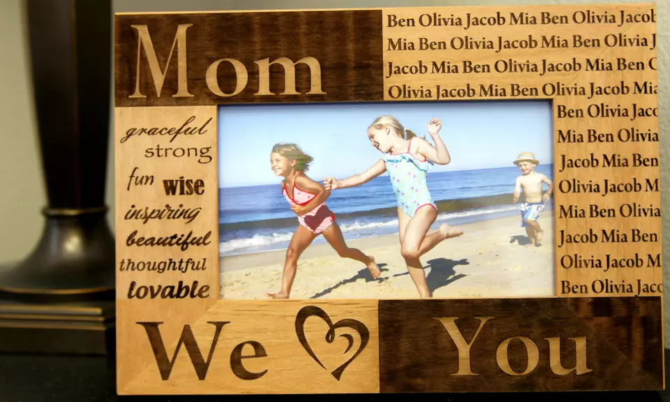 Personalized Mom/Grandma/Nana Photo Frames from American Laser Crafts - Primary Image