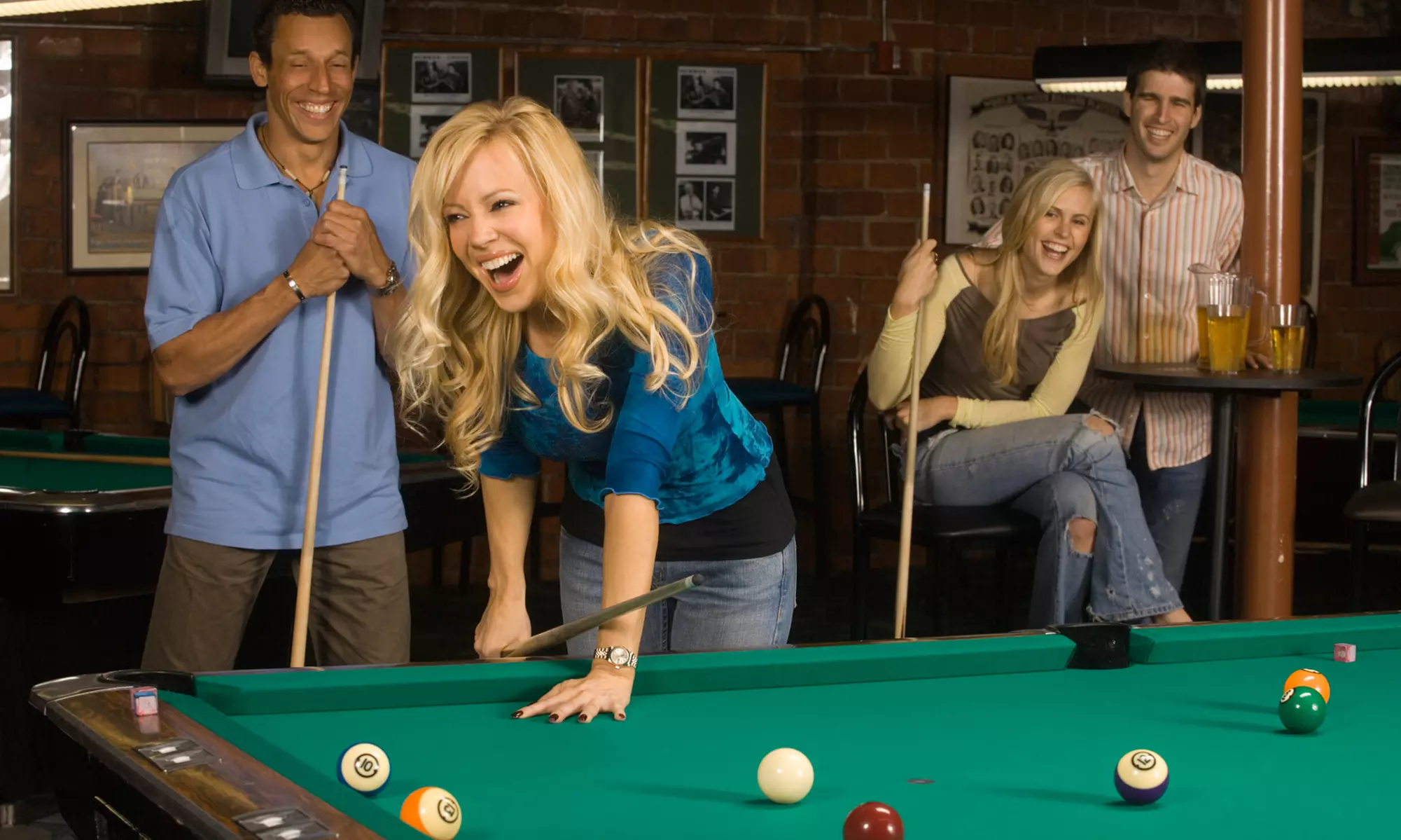 $25 for One Hour of Pool or Ping-Pong for Two and Five Beers at Amsterdam Billiards and Bar ($51 Value)  - Primary Image