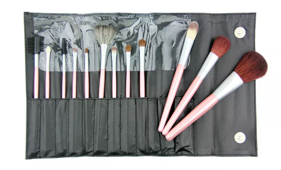 Beaute Basics 12-Piece Makeup Brush Set - Primary Image