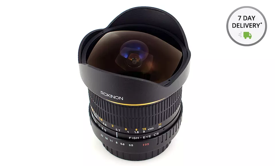 Rokinon 8mm Fisheye Lens for SLR and DSLR Cameras. Multiple Models Available. Free Returns. - Primary Image