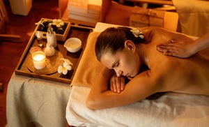 90-Minute Pampering Package with Massage, Reflexology and Aromatherapy