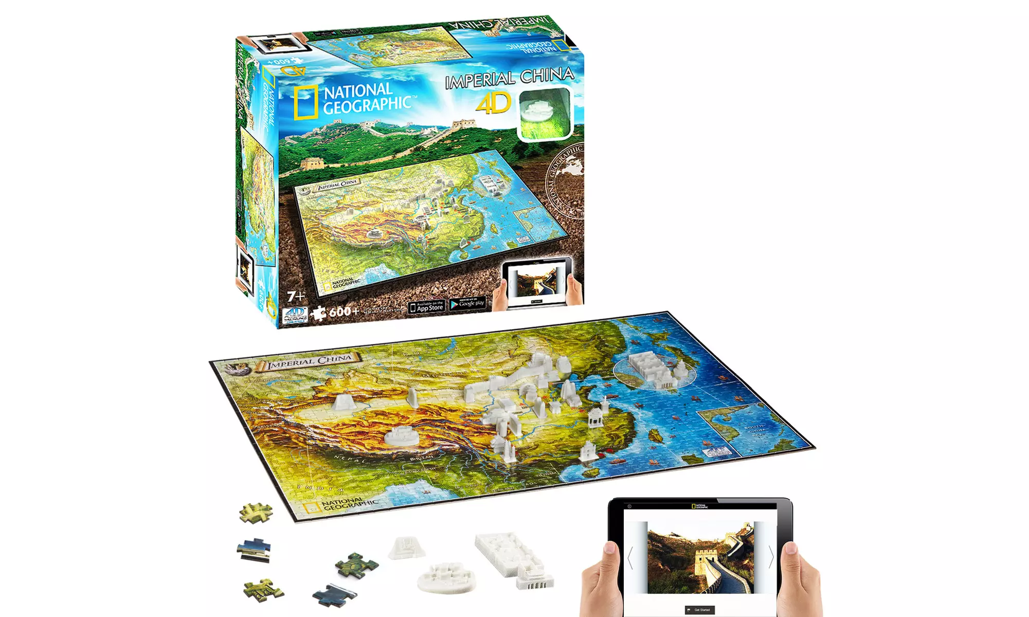 National Geographic 4D Puzzles of Famous Cities and Countries - Second Medium