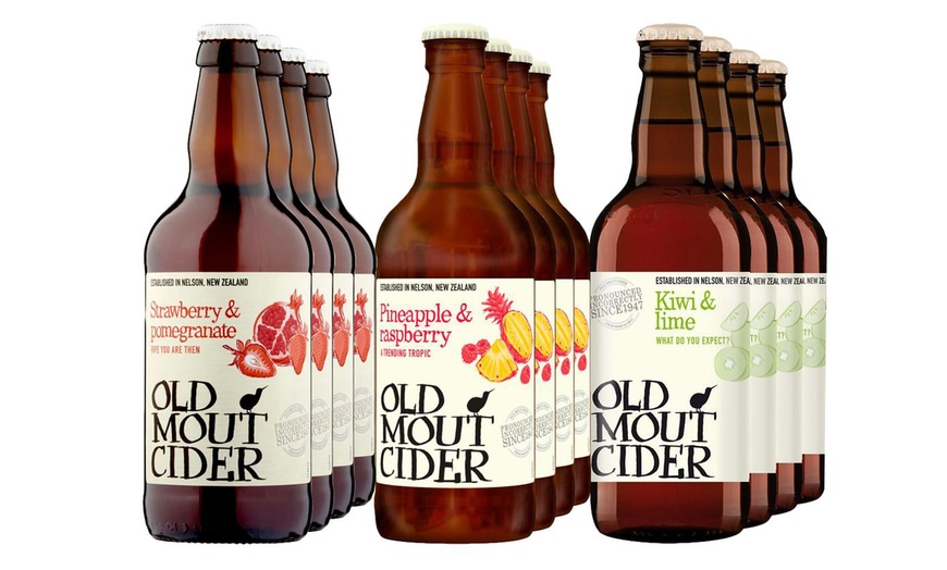 Image 1: 12 Bottles Old Mout Cider 500ml