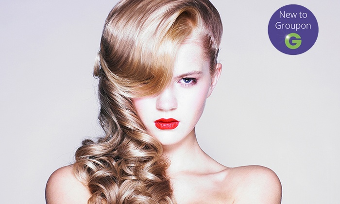 Hair Styling Package With Foils Etticutt Hair Design Groupon