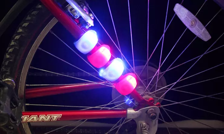 One, Two or Three LED Silicone Bike Light Set from £1.99 (Up to 80% Off) - Image 2