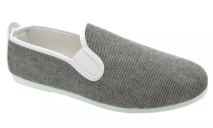 Image 5: Canvas plimsolls