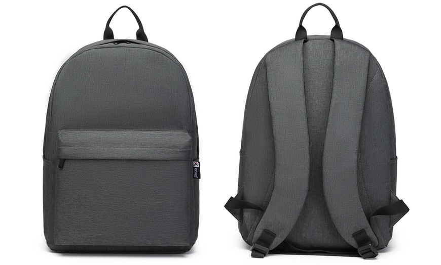 Image 8: Backpack with Padded Shoulder Straps and Padded Back