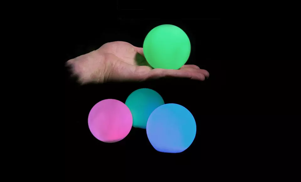 3-Pack of Color Changing Rainbow Orbs. Free Returns. - Second Medium