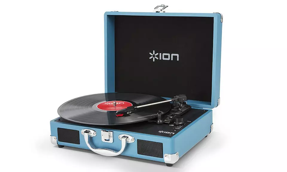 ION Audio Portable Vinyl Turntable with Built-In Speakers - Second Medium