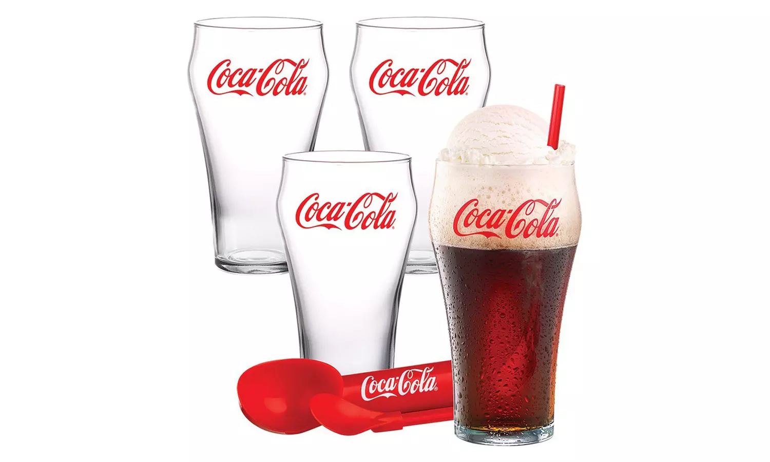 9-Piece Coca-Cola Ice-Cream Float Set - Primary Image