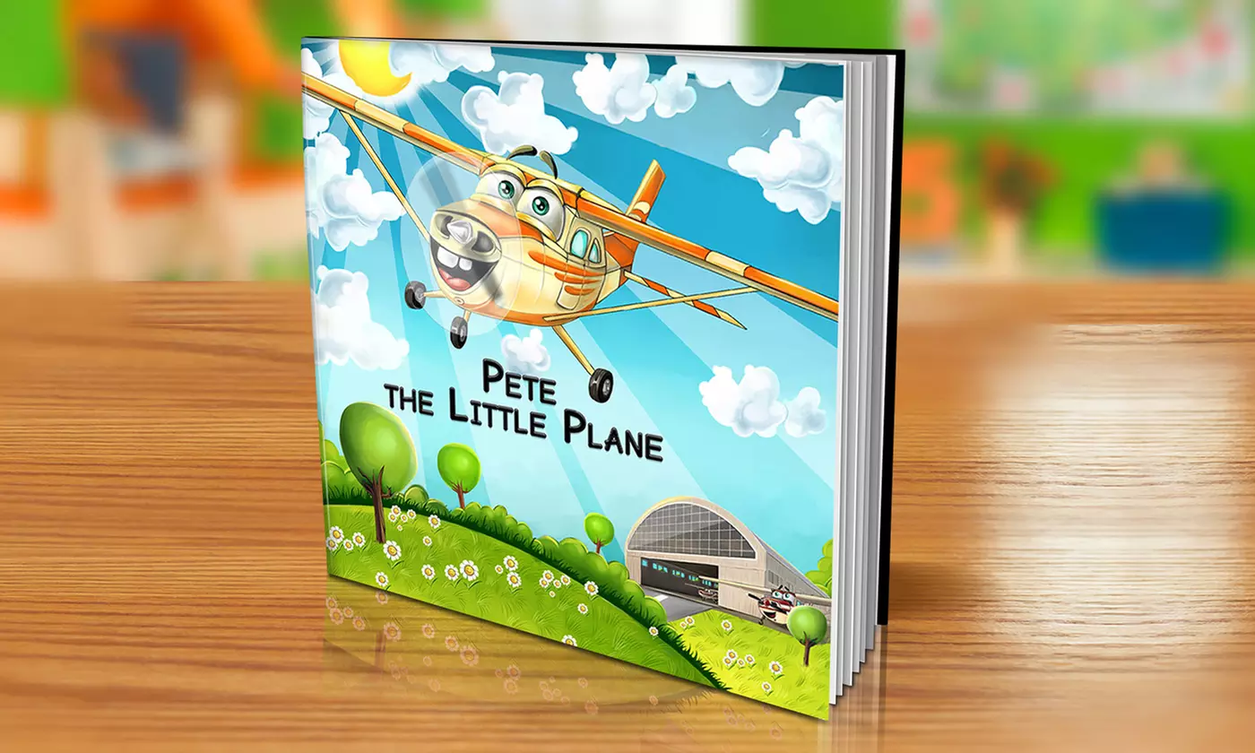 "The Little Plane" Softcover or Hardcover Personalized Kids Book from Dinkleboo (Up to 65% Off)     - Second Medium