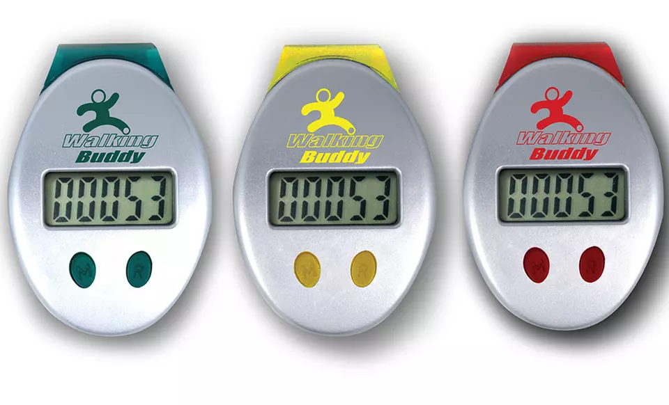 Walking Buddy Clip-On Pedometer. Multiple Colors Available. Free Returns. - Primary Image