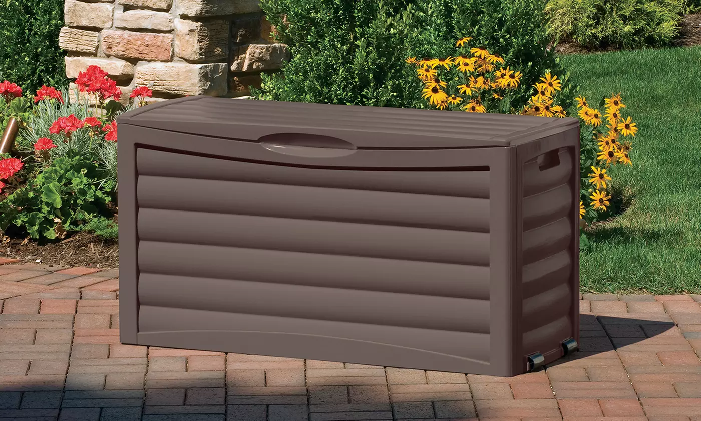 Suncast 63-Gallon Outdoor Storage Box - Primary Image