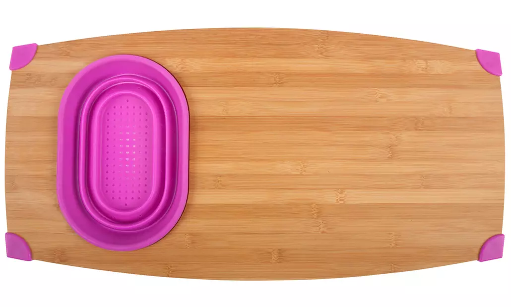 Core Bamboo Over-the-Sink Cutting Board with Corner Grips - Second Medium