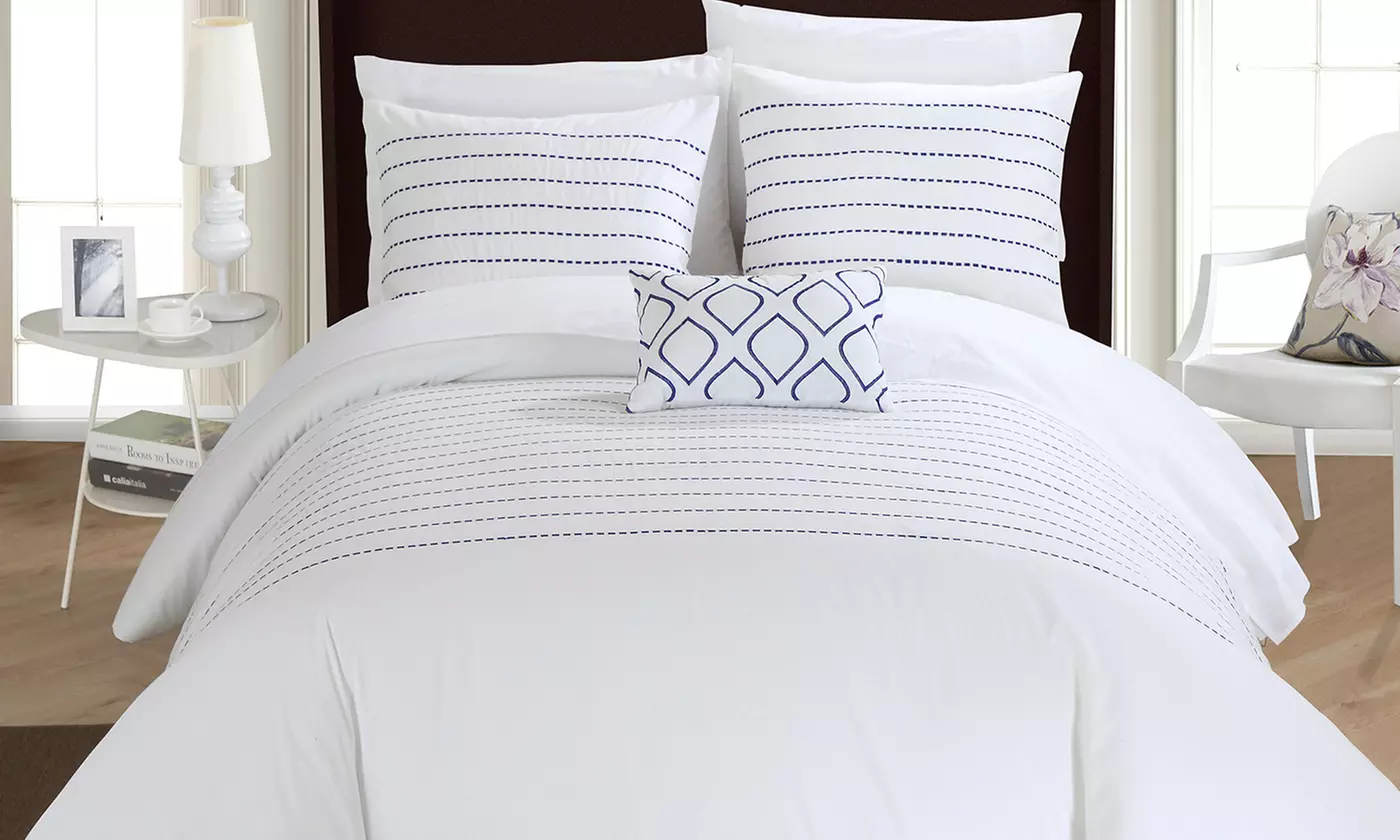 Chic Home Skylar Duvet Cover Set (3- or 4-Piece) - Second Medium