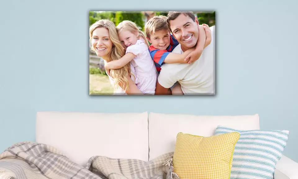 Personalized Picture on Canvas from MyPix2.com - Primary Image
