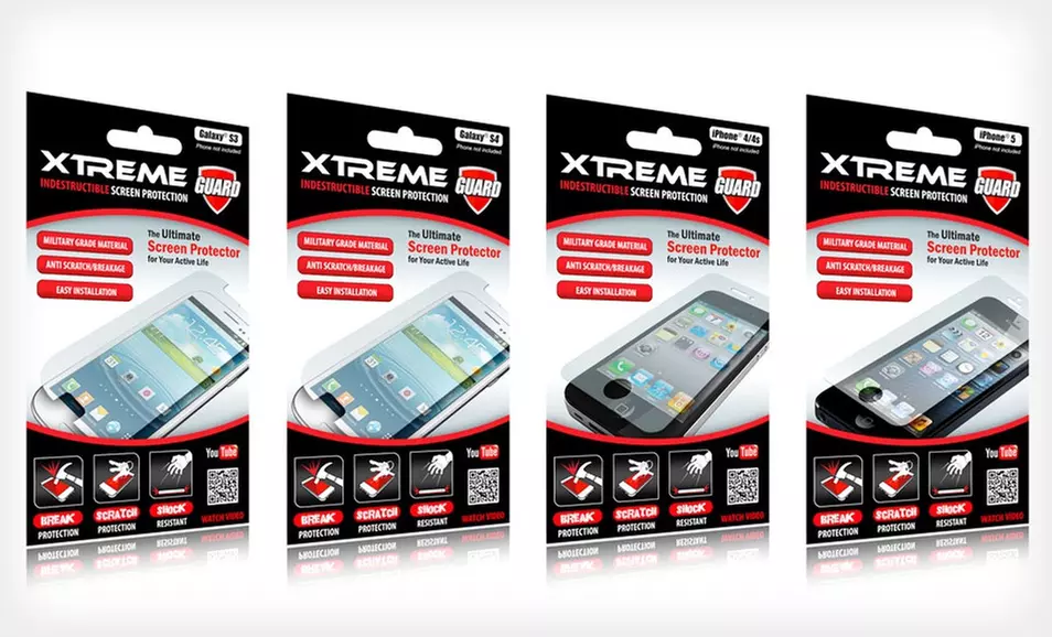 $11.99 for Indestructible Screen Protector for iPhone & Galaxy ($29.99 List Price). Free Returns. - Second Medium