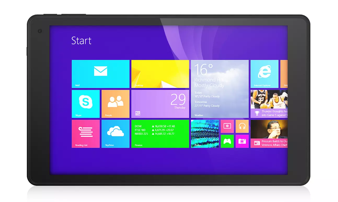Hipstreet 8" 16GB Tablet with Windows 8.1, Quad Core Processor, and Keyboard - Primary Image