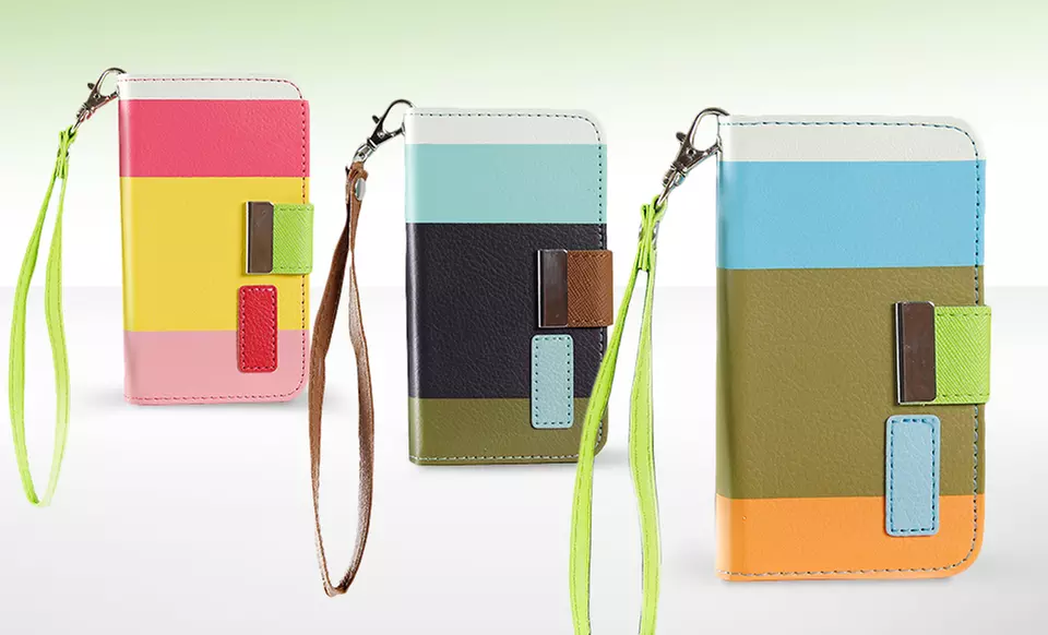 Wallet Case for iPhone 4/4s, 5/5s, or 5c﻿. Multiple Colors Available. Free Returns. - Primary Image