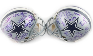 NFL Legends Autographed Helmets