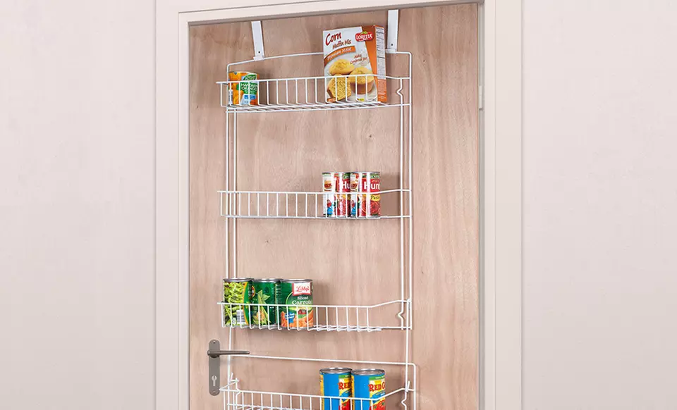 5' Over-Door Basket Storage Rack - Primary Image