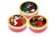 3 assortiments de biscuits de Noël, boîtes de 100 gr - Second Medium
