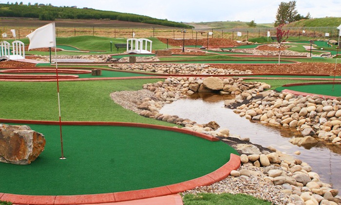 Games of Championship Mini-Golf for Two Adults or a Family of Four at Oasis Greens Golf Centre (Up to 50% Off)   - Primary Image