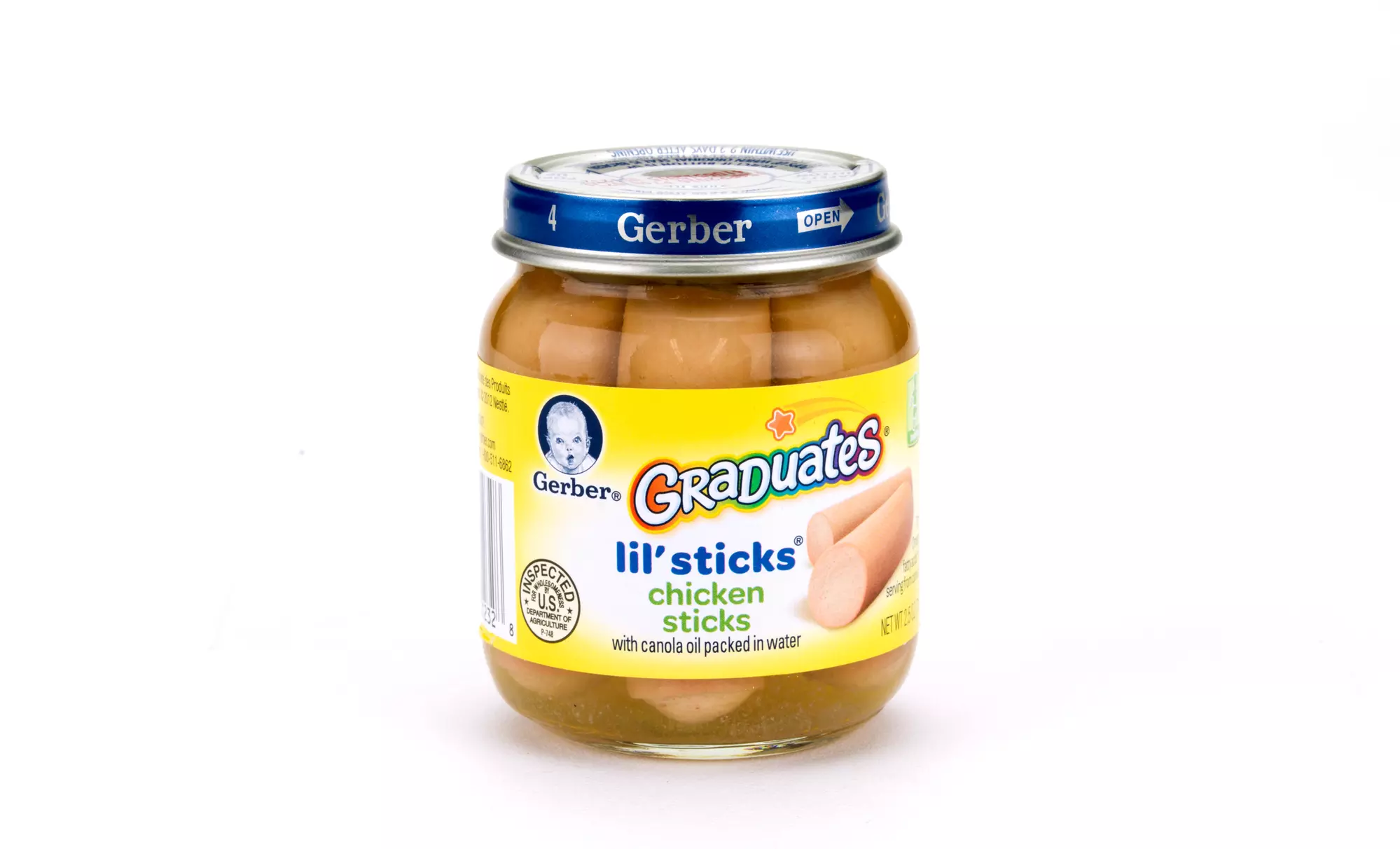 Gerber Graduates Lil Sticks Chicken Sticks; 12-Pack of 2.5oz. Jars + 5% Back in Groupon Bucks - Primary Image