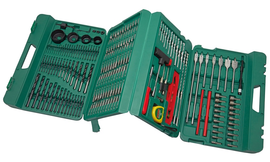 Image 3: 204-Piece Drill Bit Set