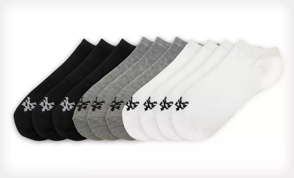 $11.99 for a 10-Pair Pack of Zoo York Men’s No-Show Socks in Black, White, or Assorted Colors ($28 List Price) - Primary Image
