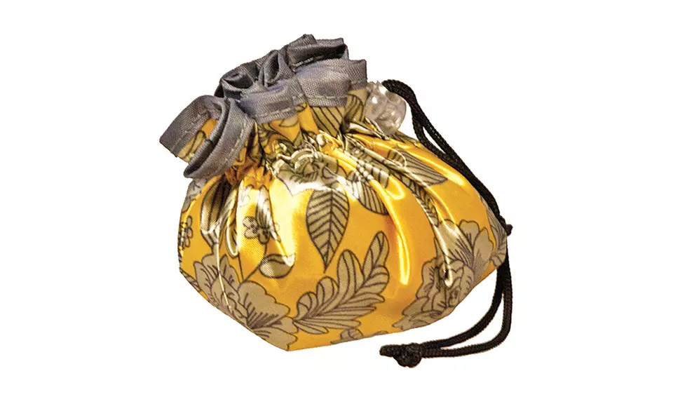 Mademoiselle Designer Shower Cap with Matching Drawstring Pouch - Second Medium