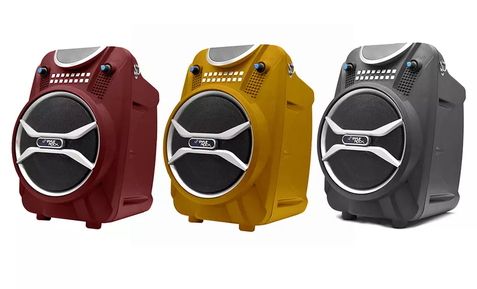Pyle Audio Boom Rock Bluetooth Karaoke Speaker and Recording System - Primary Image