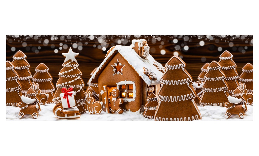 Image 7: Alfombra con diseño navideño rectangular