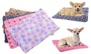  One or Two Pet Warm Plush Blanket Mats 