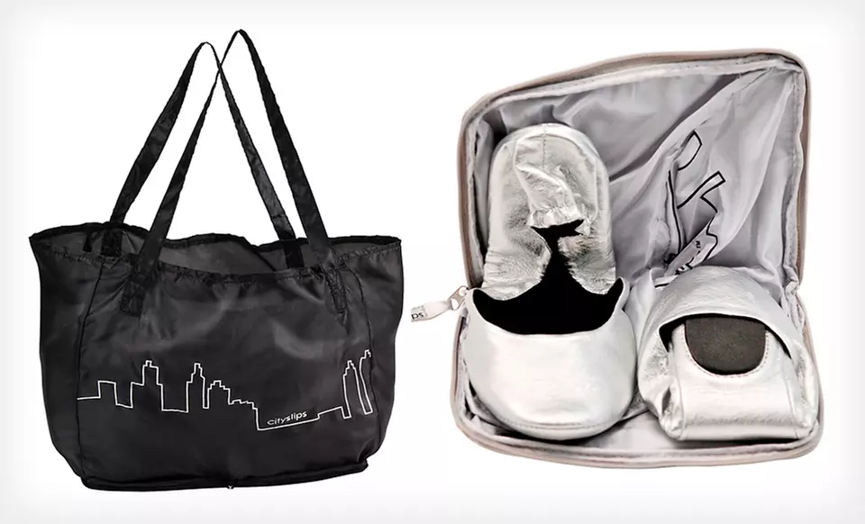 $15.99 for One Pair of CitySlips Foldable Flats ($33.95 List Price). Multiple Colors Available. Free Shipping & Returns. - Second Medium