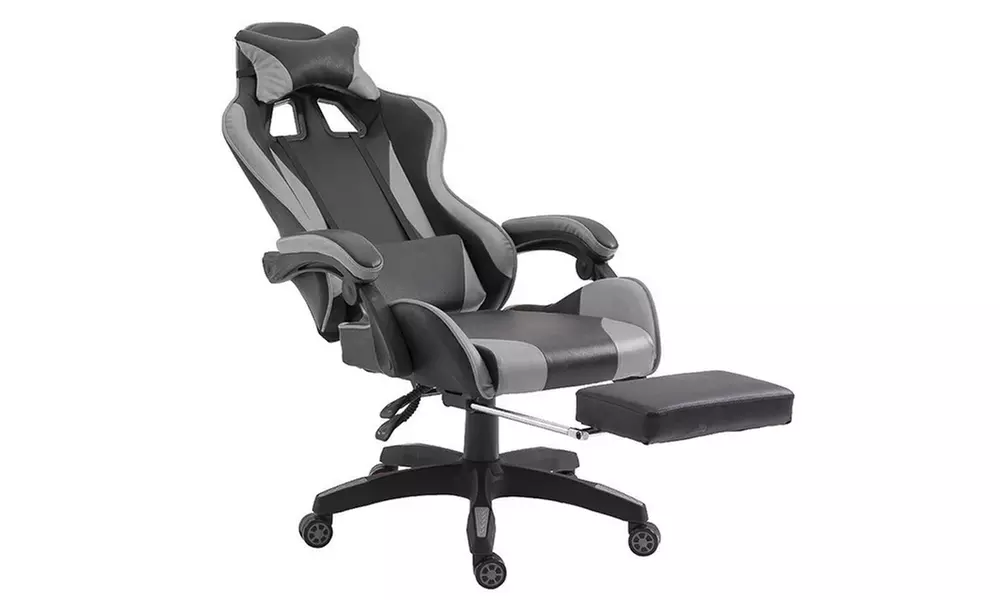 Sedia ufficio Gaming Azrace con poggiapiedi