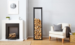 Neo Black Firewood Log Rack