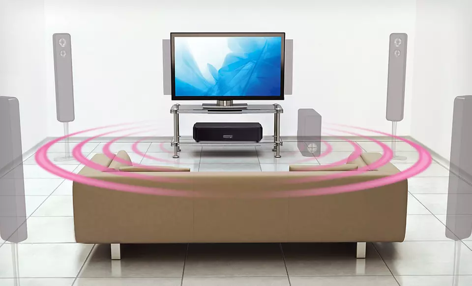 $79 for a Coby Multimedia 3-D Sound-Bar Speaker System ($129.99 List Price). Free Shipping and Free Returns. - Second Medium