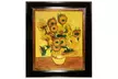 Van Gogh's Vase with Fifteen Sunflowers Framed Oil on Canvas - Second Medium